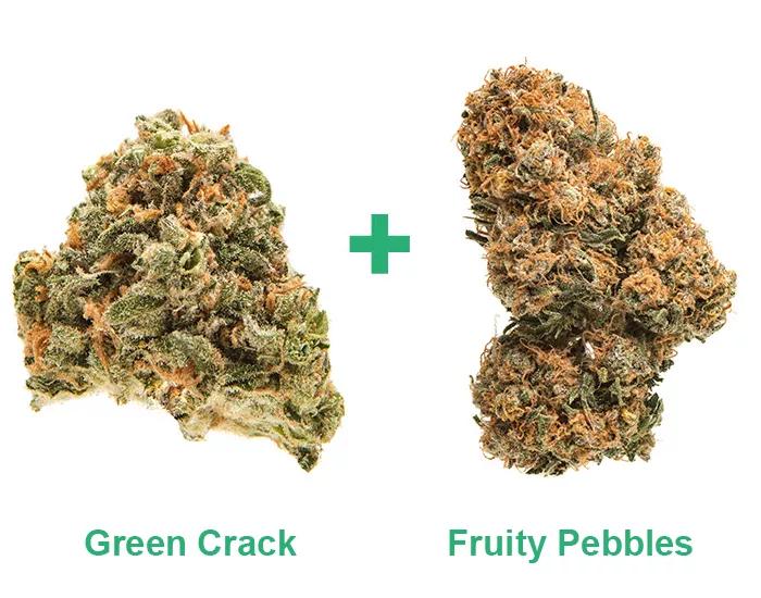 Green Crack + Fruity Peebles: ¿Conocéis a Moriarty? No al dealer de Puente del Hierro, no. El malo de Sherlock Holmes. Pues con este combo tu cerebro se va a poner a un nivel de inteligencia que rivaliza con la de este supervillano.