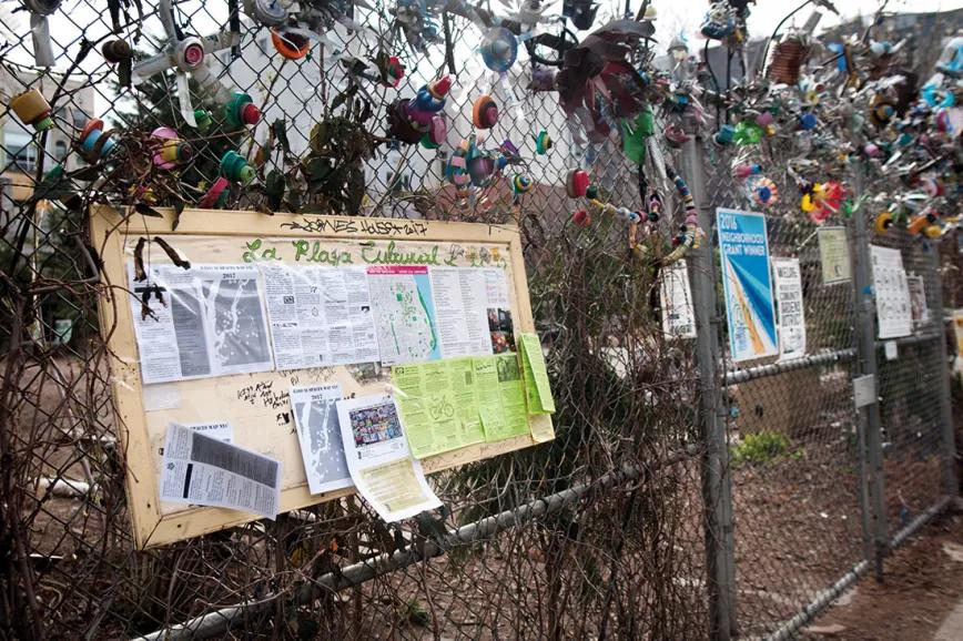 El jardín comunitario "La Plaza Cultural"