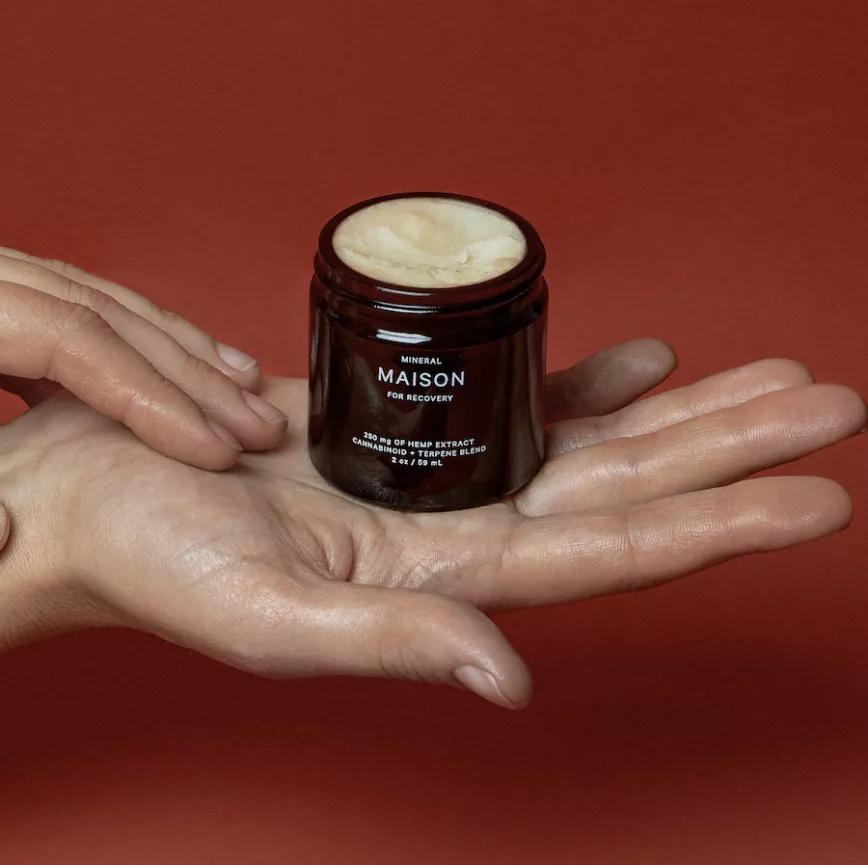 MAISON bálsamo de Mineral: Crema para la piel con aceite de CBD.