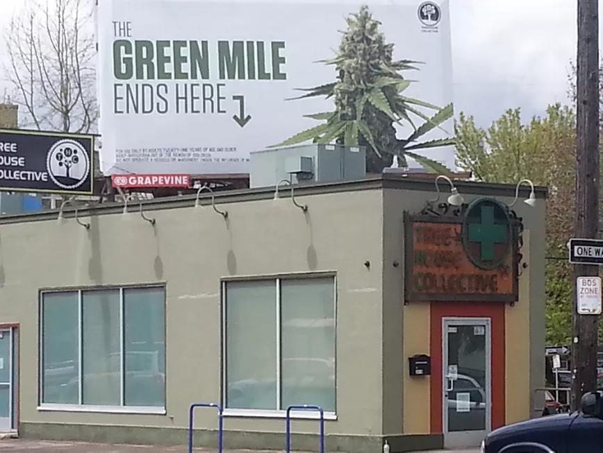 Anuncio de dispensario