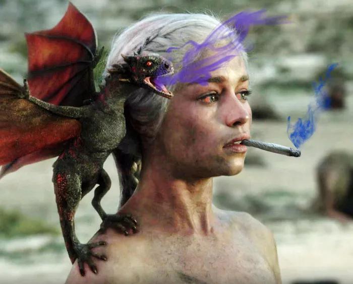 Danaerys Targaryen: Dragon Volador. Vamos a ver, subirse a un dragón debe ser una flipada pero cuando estos eran bebitos la pobre Kalesi (lo escribimos mal adrede para que los fans se enfaden) se la veía aburrida como un funcionario del Banco de Hierro. Esta medio índica, medio sativa le iba a haber venido muy bien para su travesía por el desierto.