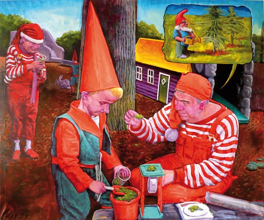 Pintura acrílica de Mr. Kern