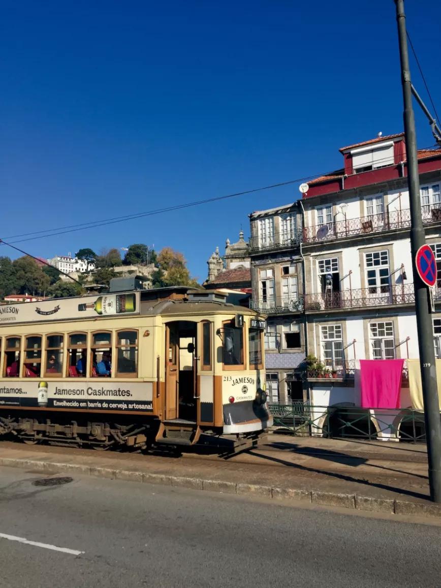 Tranvía en Oporto