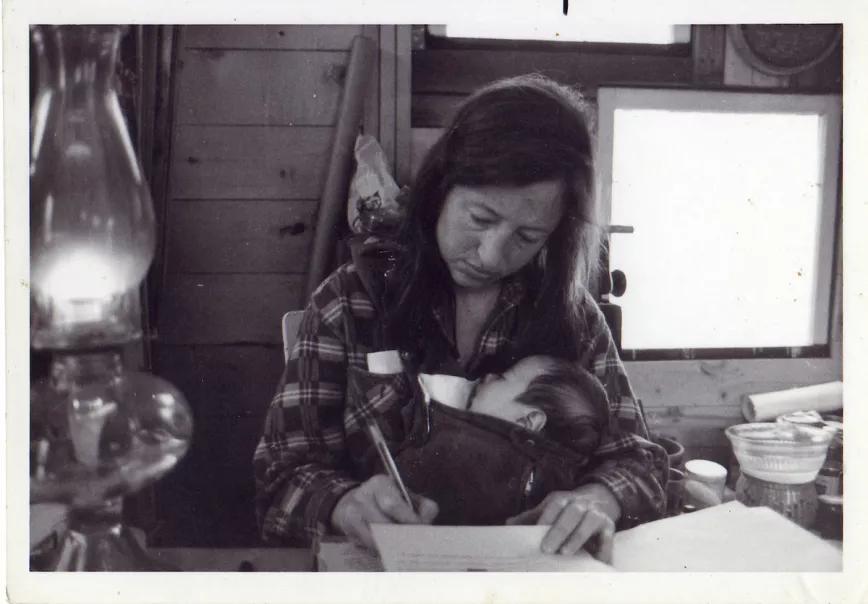 Fotografía de Michka en los 80. 