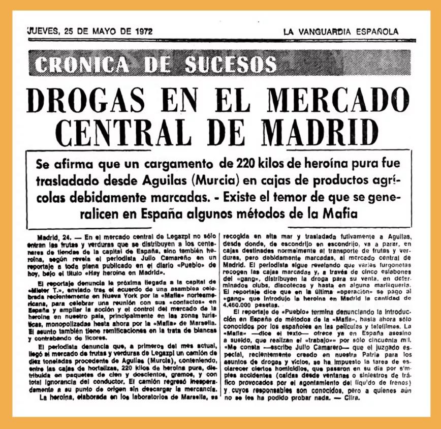 Primer alijo de heroína en España