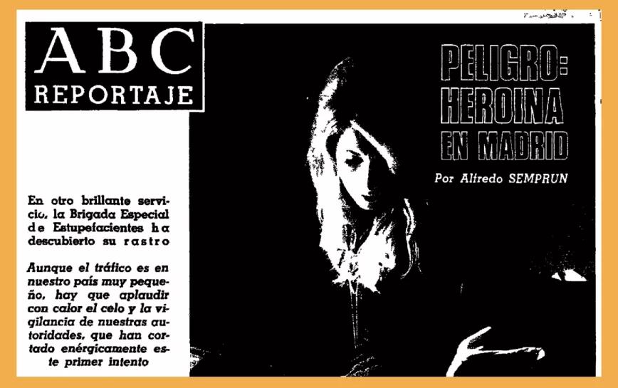 Noticia de ABC: Heroína en Madrid