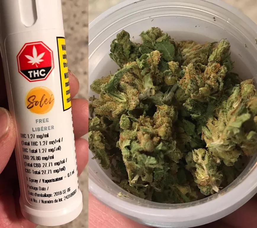 FREE CBD de Solei: Aunque se reporta un 4:1 de ratio CBD:THC el cultivador comenta que alcanza un consistente 13-14% de CBD y la mitad de THC. Para tener un poco de relax y una ligera subida.