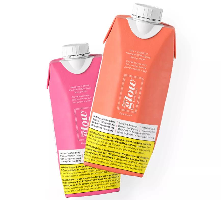 Flow Grow Spring Water:  Agua con gas con sabores a frutas y con una dosis de 10mg CBD. Flow se ha unido a Truss para sacar este producto, ambas marcas conocidas dentro del mundo del agua embotellada y del cannabis.