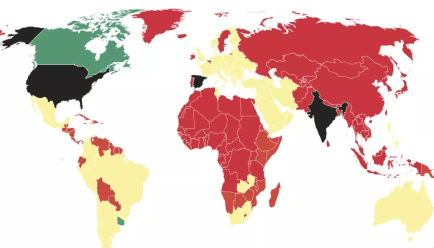 Mapamundi Legalidad Cannabis
