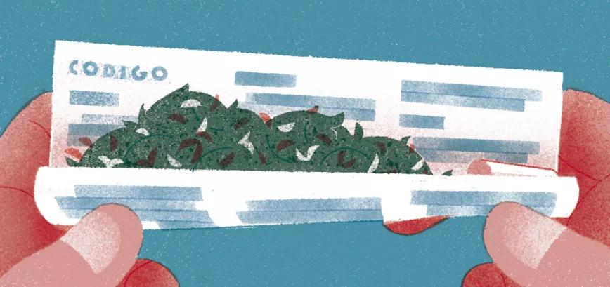 Ilustración: Canuto con el código civil 