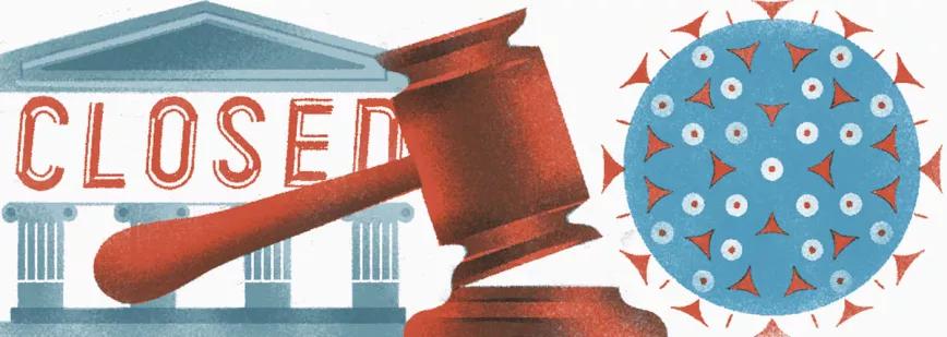 Juzgado y coronavirus