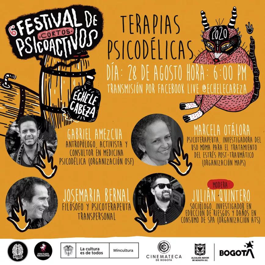 Cartel del festival de Cortos Psicoactivos