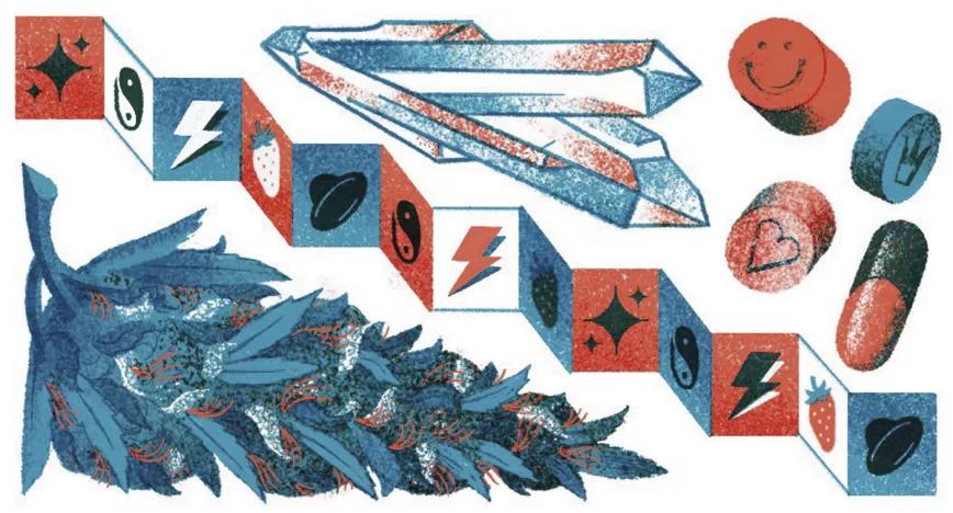 Ilustración: drogas