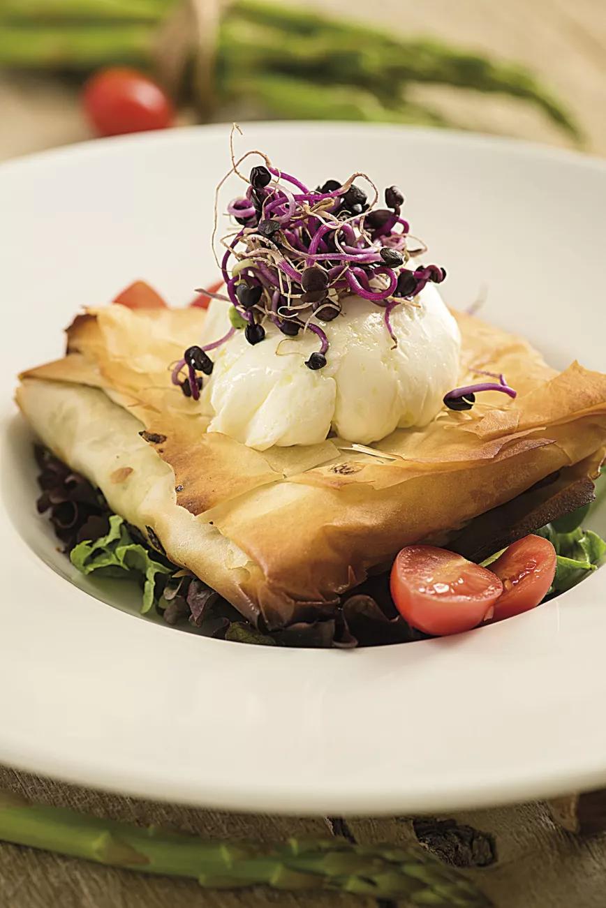 Strudel de espárragos