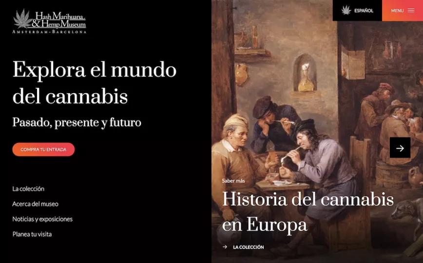 El Hash Marihuana Museum cuelga parte de su colección en su nueva web