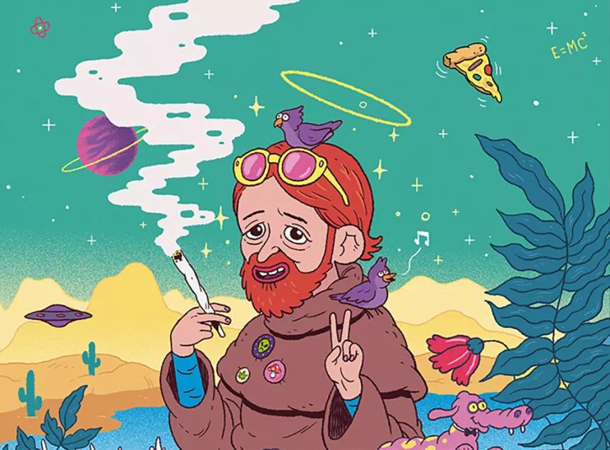 Hoy es San Canuto, santo fumeta y cannábico