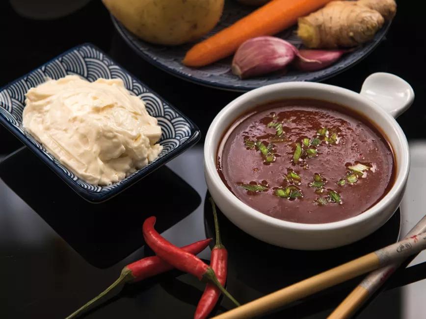 Patatas bravas a la coreana con Critical Neville Haze 