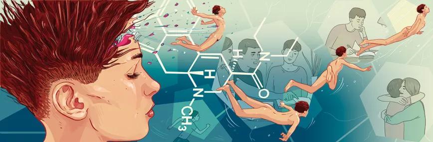 Autistas en los cielos con diamantes 