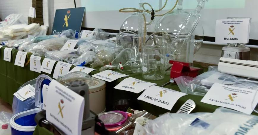 La Guardia Civil desmantela dos laboratorios de speed en Euskadi 