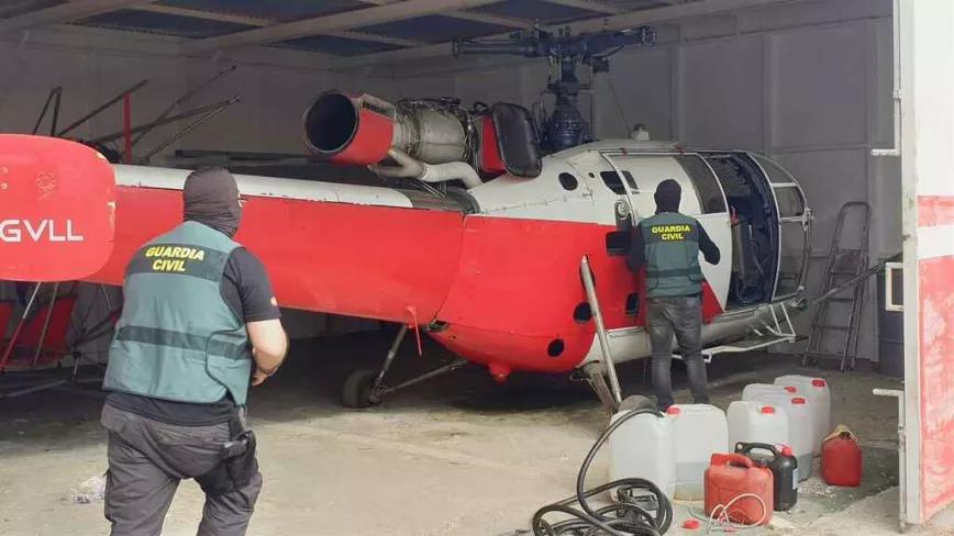 La policía detiene una banda de narcotraficantes que disponía de tres avionetas y un helicóptero