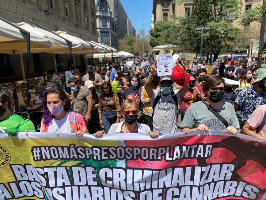 Chile se manifiesta por los derechos de los usuarios terapéuticos de cannabis 