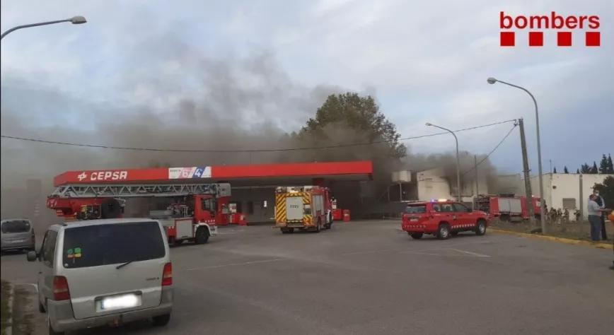 Se incendia una nave de una empresa de cannabis en Girona