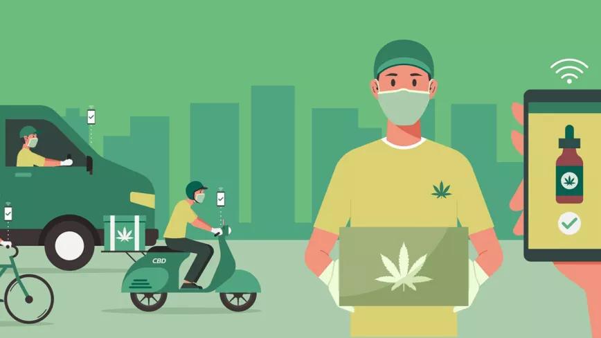 Uber Eats se abre a las compras de cannabis en Canadá 