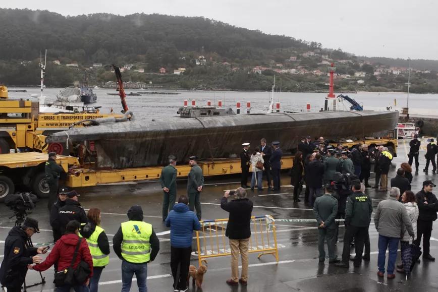 Empieza el juicio sobre el submarino apresado en Galicia con 3000 kilos de cocaína a bordo