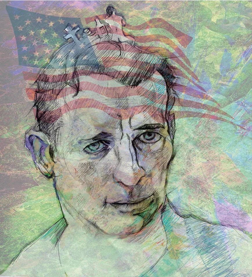 Camino a Kerouac Ilustración Pedro Sánchez González