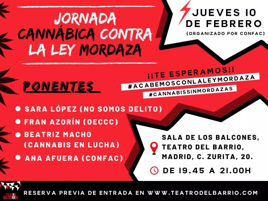 Esta tarde se celebra una jornada cannábica contra la ley mordaza en Madrid