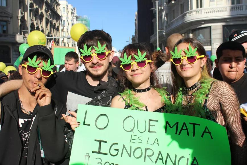 25 años de marcha cannábica en Madrid