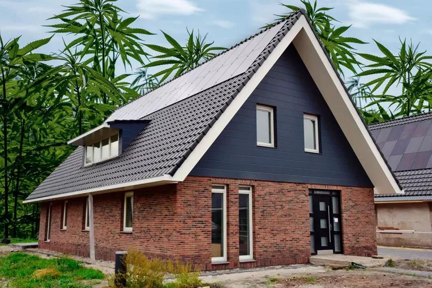 Cómo construir una casa únicamente con cáñamo