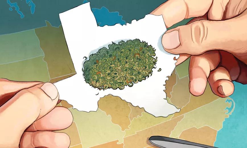 La legalización de la marihuana en Texas es más popular que su gobernador 