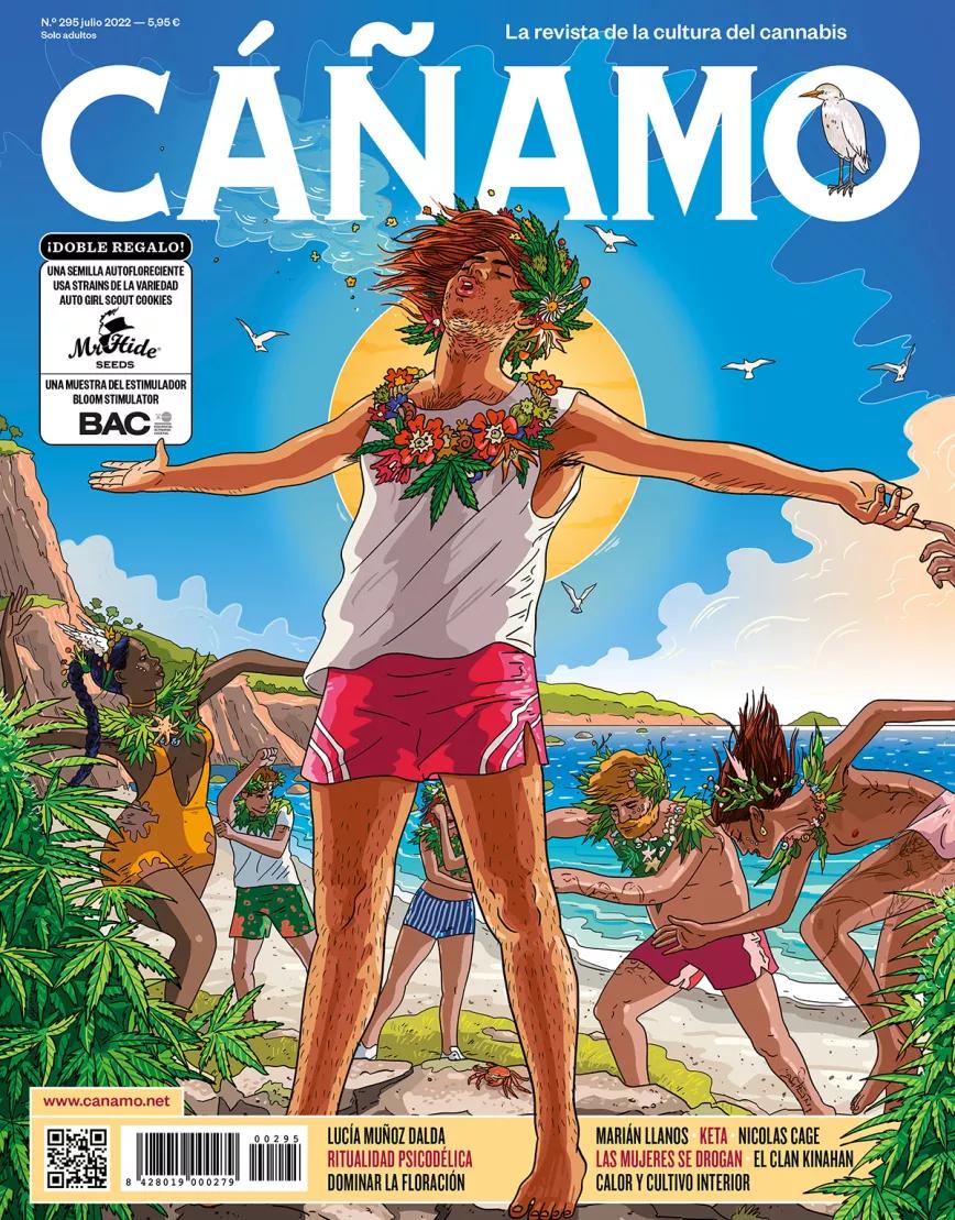 Cáñamo 295. Portada Cristóbal Fortúnez