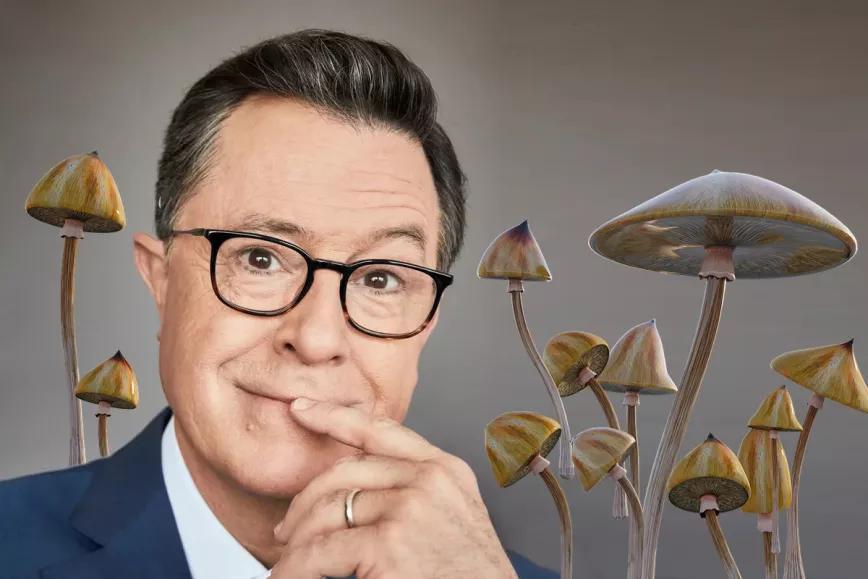 Así fue la horrible experiencia con setas del famoso presentador Stephen Colbert