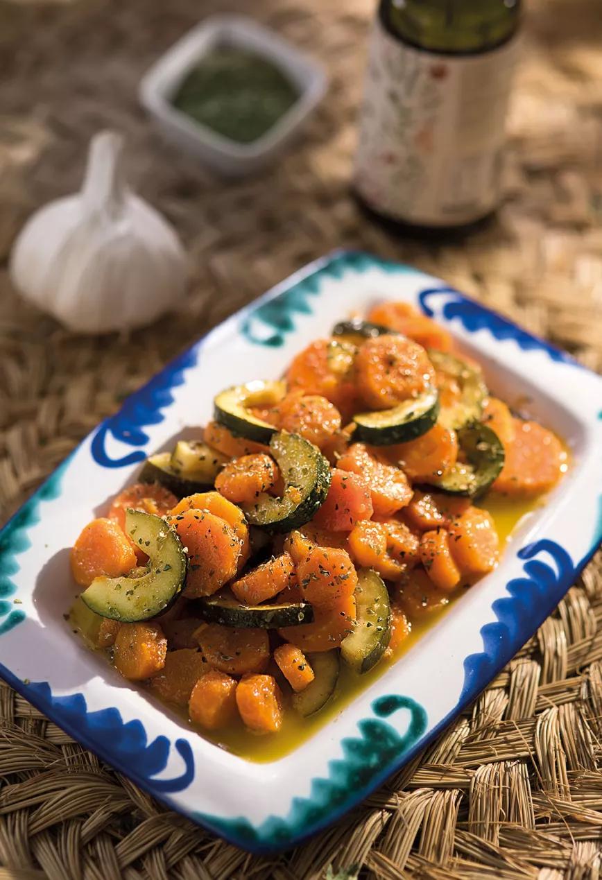 Canna-aliño’ de zanahoria y calabacín con Tutti Gelato