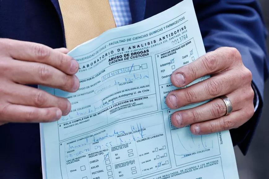 Los congresistas chilenos dan negativo en el test de drogas