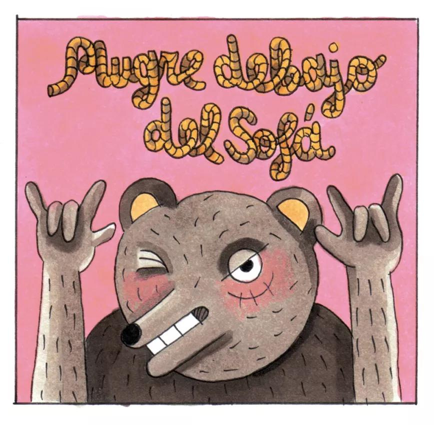 Mugre debajo del sofa