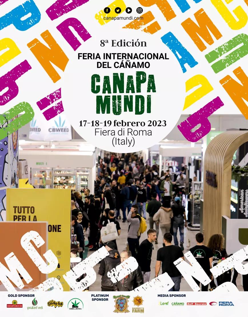 La feria Canapa Mundi llegará a Roma el próximo febrero 
