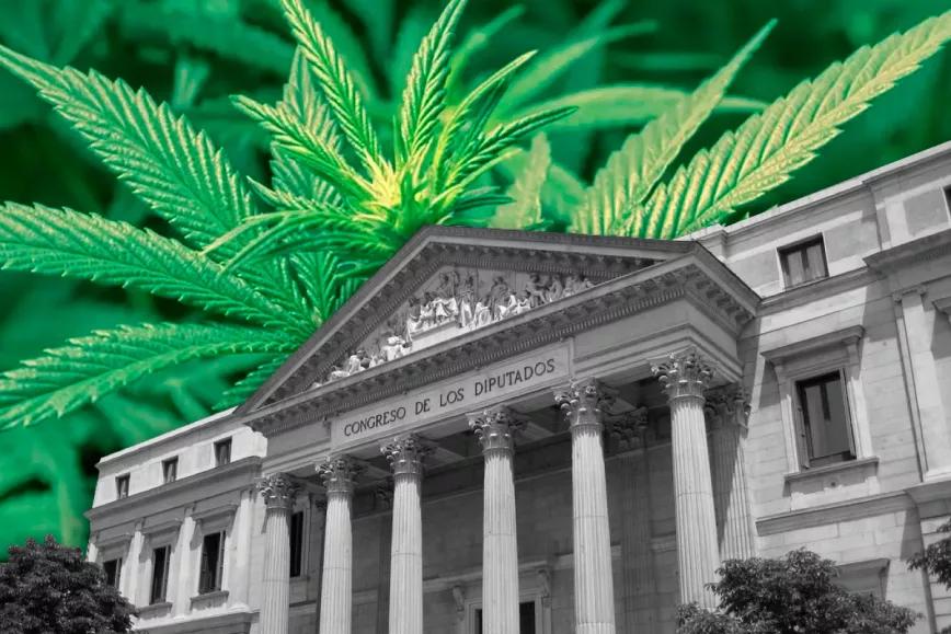 La legalización del cannabis en España llega mañana al Congreso
