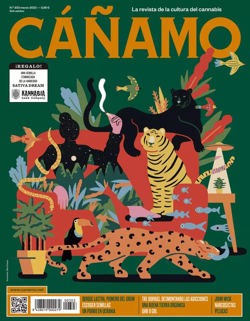 La historia de la venta de semillas en España y los growshops pioneros, en la revista Cáñamo #303