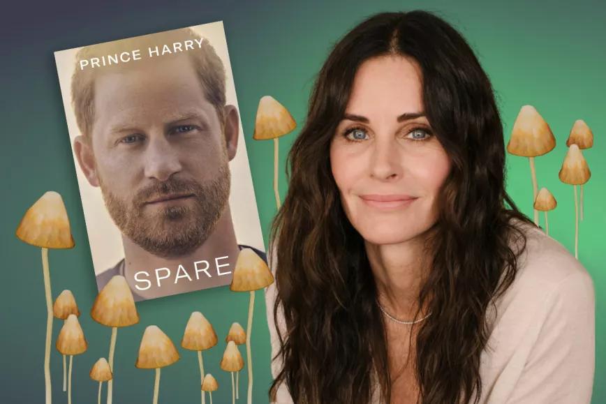 Courteney Cox dice que las setas alucinógenas que el príncipe Harry tomó en su casa no eran suyas