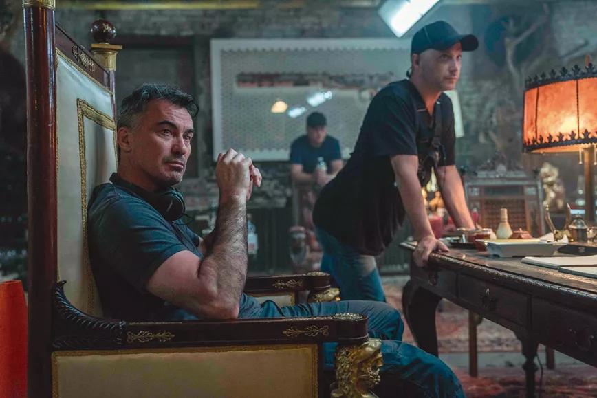 El director Chad Stahelski en un momento del rodaje.