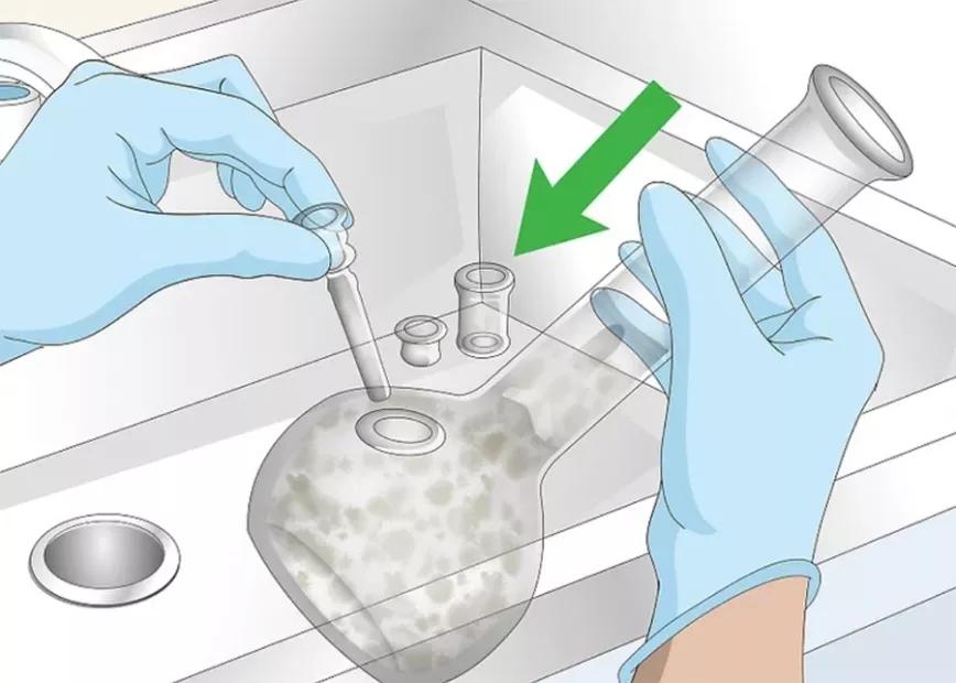 Limpieza de pipas de cristal 