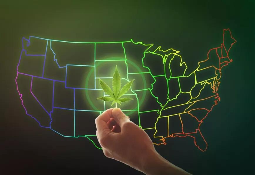 Estos son los estados de EE UU que han legalizado el cannabis este año