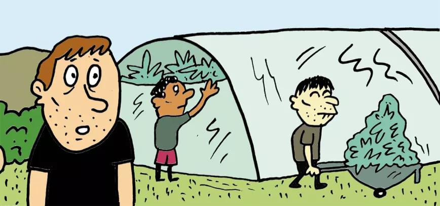 Esclavismo solidario. Abarrots