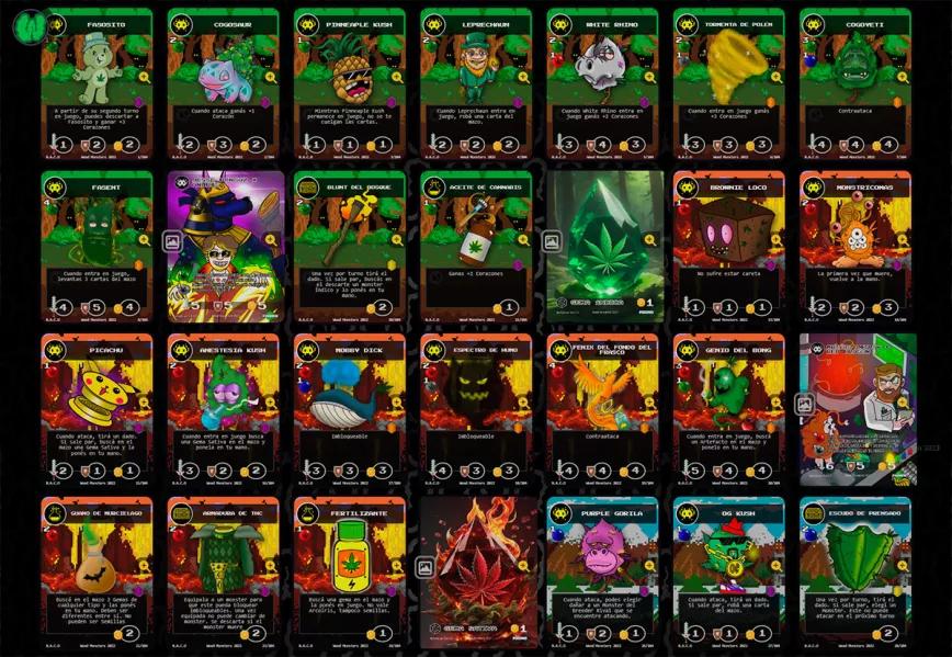 Un argentino crea un juego de cartas coleccionable de cannabis 