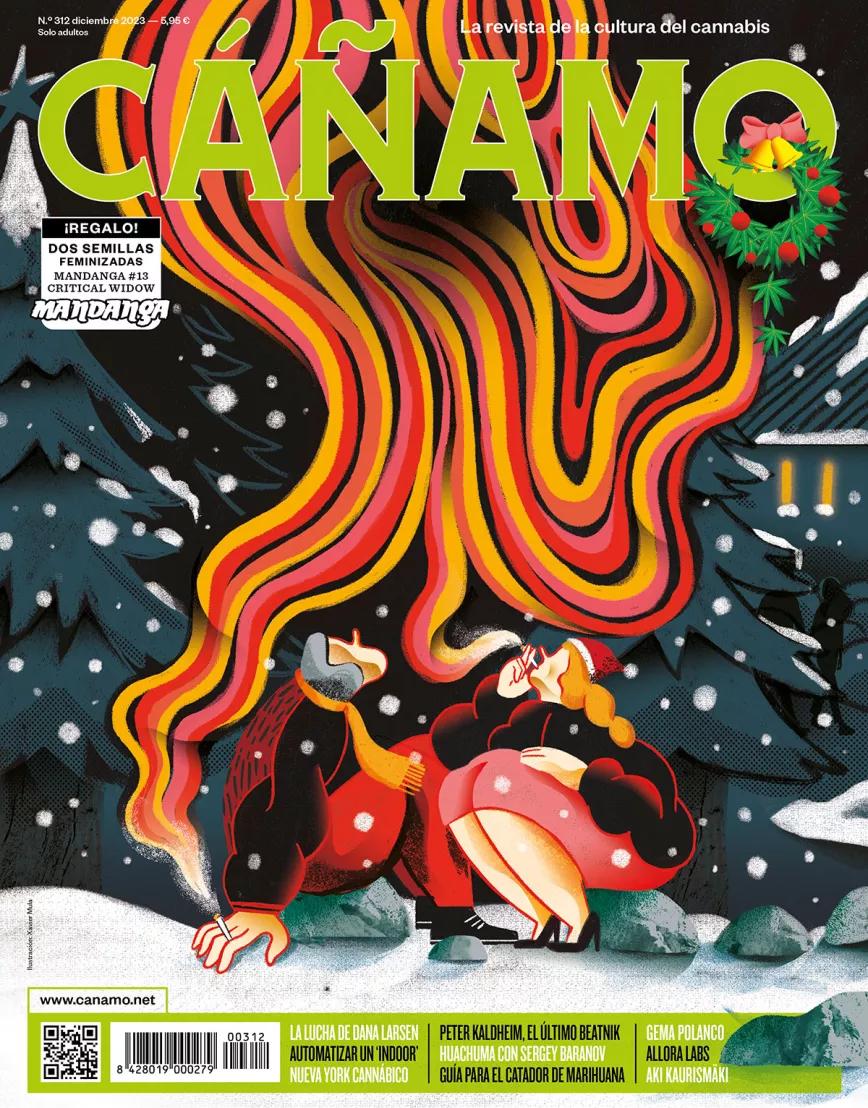 Invierno cannábico, viajes y entrevistas en la revista Cáñamo #312