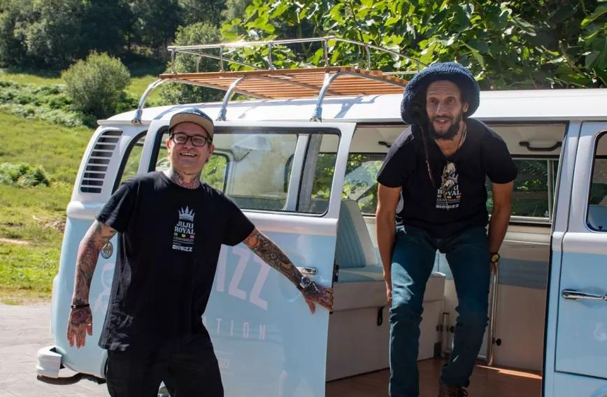 El CEO de Biobizz, Luis Pinheiro, y Julian Marley.