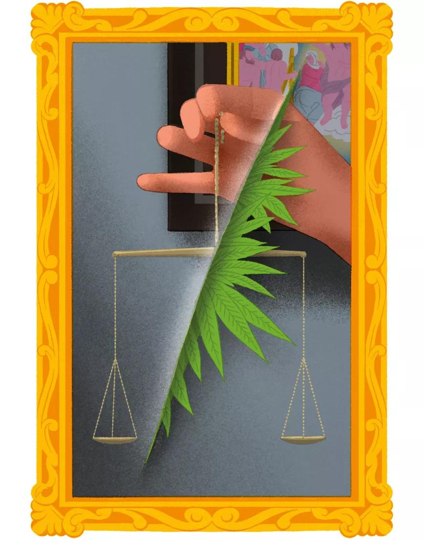 El premio gordo de la lotería. Ilustración de Julio Fuentes